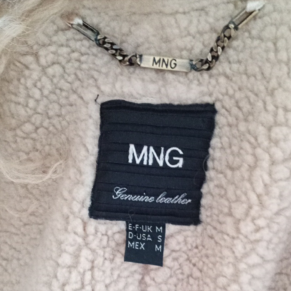 Mango Beige/Tan Faux Fur Trim Teddy Coat - Picture 6 of 13